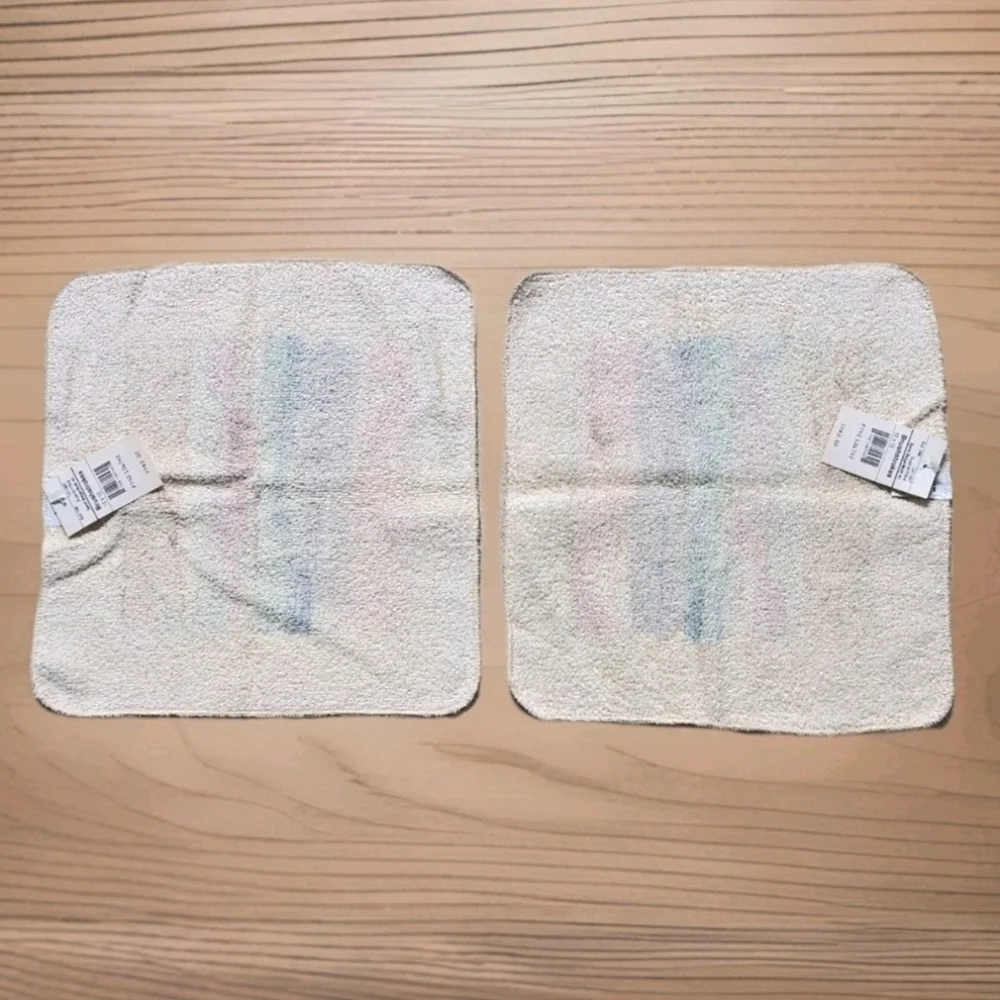 2 VTG JCPenney Brushstrokes Washcloth Set | Made in USA | Boho Southwest Bath